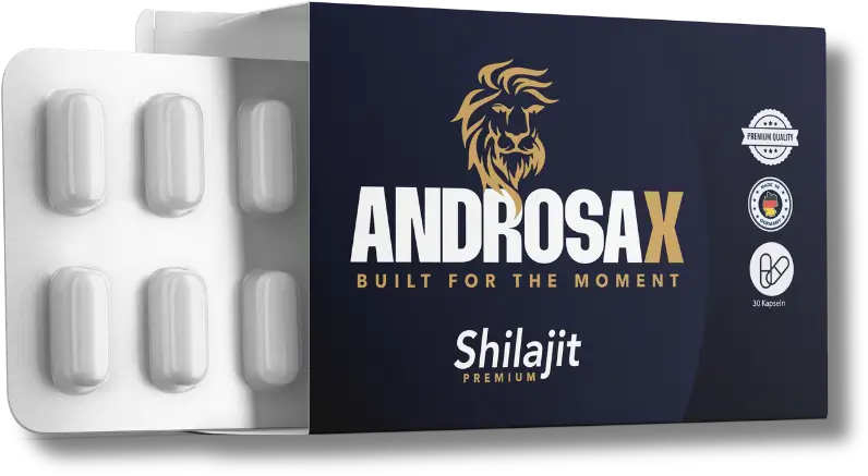 Androsax Shilajit Premium pakke med kapsler
